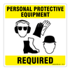 Protective Equipment Required Sticker