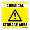 Chemical Storage Area Sticker