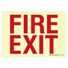 Photoluminescent Fire Exit Sign