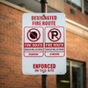 Designated Fire Route Sign, FR9