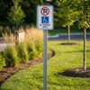 indicating clear parking rules for improved accessibility and compliance.
