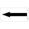 Durable black arrow sign pointing to the right