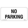 No Parking Aluminum Sign