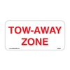 Tow Away Zone Aluminum Sign
