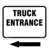 Trucks Entrance Aluminum Sign