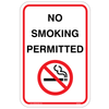 No Smoking Permitted Aluminum Sign
