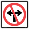 Regulatory No Turns Sign RB-15