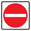 Regulatory Do Not Enter Sign RB-19 restricts vehicles from entering a designated area.