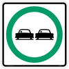 Regulatory Passing Permitted Sign RB-35 to inform motorists that passing is permitted.