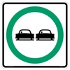 Regulatory Passing Permitted Sign RB-35 to inform motorists that passing is permitted.