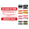 In Case of Fire No Alarm Signs In Case of Fire No Alarm Signs