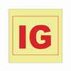 IMS Inert Gas Installation Photoluminescent Sign