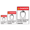 Flying Objects Danger Sign