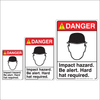 Impact Hazard Danger Sign