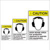 Noise Hazard Caution Sign