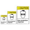 Eye Hazard Caution Sign
