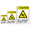 Fall Hazard Caution Sign