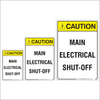 Electrical Shut Off Caution Sign