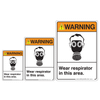 Respirator Warning Sign