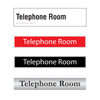 Telephone Room Door Signs