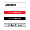 Cable Room Door Signs
