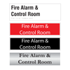 Fire Alarm & Control Room Door Signs