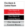 Fire Alarm & Control Room Door Sign Series
