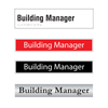 Building Manager Door Sign Series