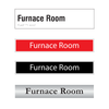 Furnace Room Door Signs