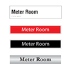 Meter Room Door Signs