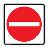 Reflective Do Not Enter Sign for private property access control.