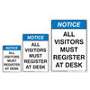 Visitor Notice Sign