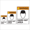 Hard Hat Area Warning Sign