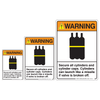 Cylinders Warning Sign