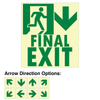Photoluminescent Pathmarking Final Exit Sign