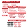 Bilingual In Case of Fire Sign