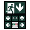 Replacement Running Man Translucent lenses for Existing Exit Signs