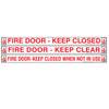 Fire Door Keep Closed Stickers