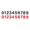 0-9 Number Vinyl Sticker Sets