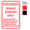 Tenant Parking Signs