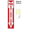 Fire extinguisher safety signs – glow