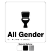 AODA All Gender Toilet Icon Washroom Signs