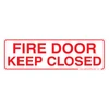 Fire Door Keep Closed - Sticker or Photolum Sign