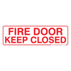 Fire Door Keep Closed - Sticker or Photolum Sign