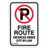 Fire Route Enforced Under City By-Law