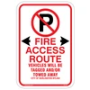 Fire Access Route Sign