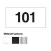Unit Number Signs with printed and raised options for professional and accessible unit identification.