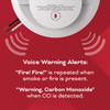 Battery Powered Smoke & Carbon Monoxide Voice Alarm