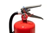 5 lb StrikeFirst dry chemical fire extinguisher, close up of the gauge