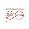 No smoking or vaping within 9 metres of building entries